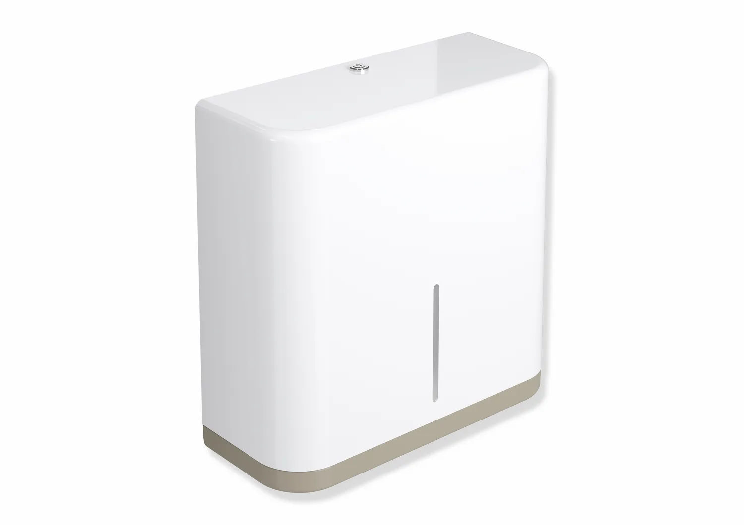 WC-Großrollenhalter Korpus Fb 98, Rahmen signalweiß WC-Großrollenhalter Korpus Fb 98, Rahmen signalweiß