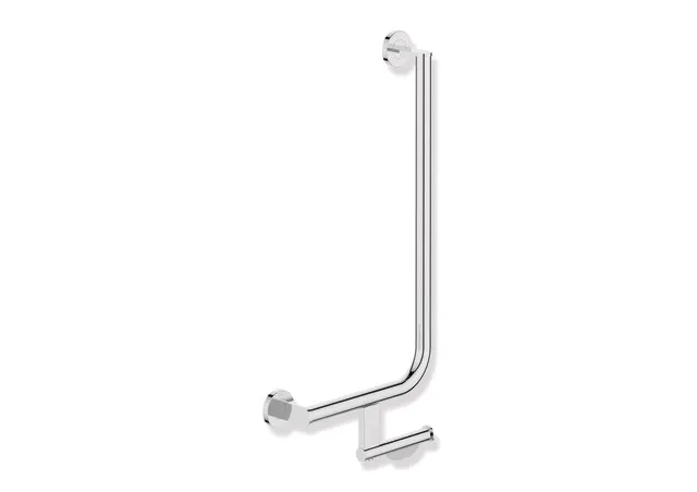 HEWI Winkelgriff mit Papierrollenhalter System 900, links, Edelstahl verchromt HEWI Winkelgriff mit Papierrollenhalter System 900, links, Edelstahl verchromt