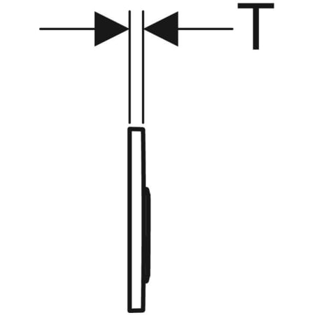 Omega20 Betätigungsplatte für 2-Mengen-Spülung: weiß, vergoldet Omega20 Betätigungsplatte für 2-Mengen-Spülung: weiß, vergoldet