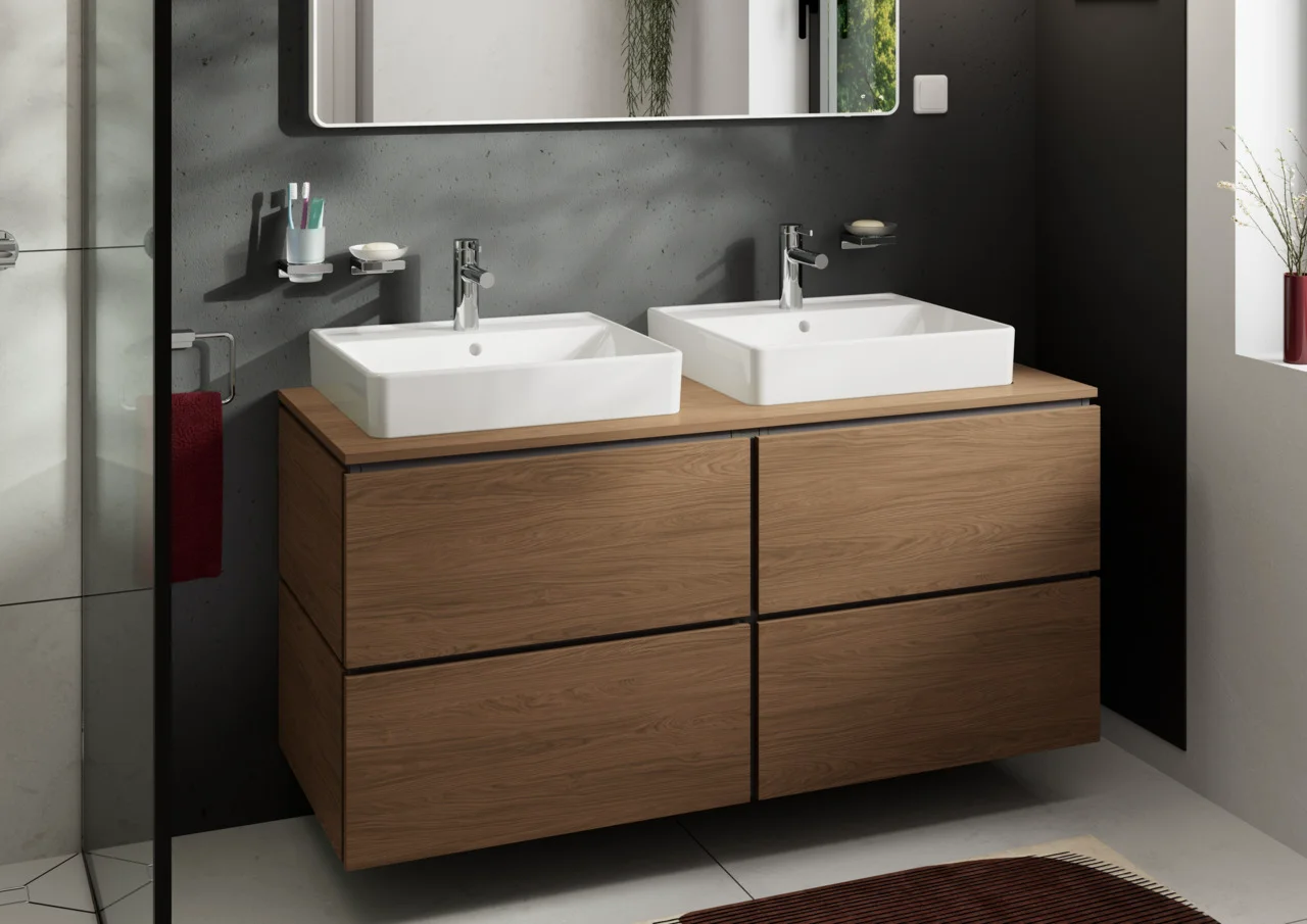 Hansgrohe Xanuia Q Aufsatzwaschtisch geschliffen, weiß, 550 x 480 mm, 120 mm Innenhöhe Hansgrohe Xanuia Q Aufsatzwaschtisch geschliffen, weiß, 550 x 480 mm, 120 mm Innenhöhe