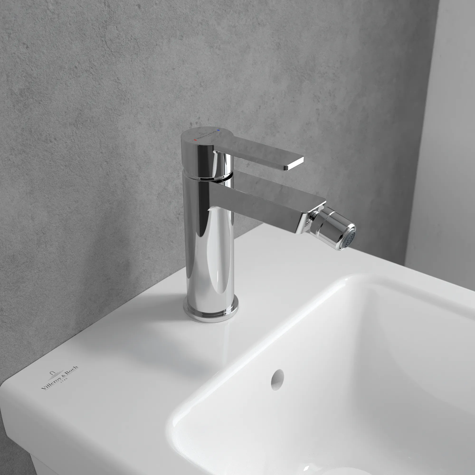 Einhebel-Bidetarmatur Architectura T103001000, 42 x 164 x 156 mm, Chrom Einhebel-Bidetarmatur Architectura T103001000, 42 x 164 x 156 mm, Chrom
