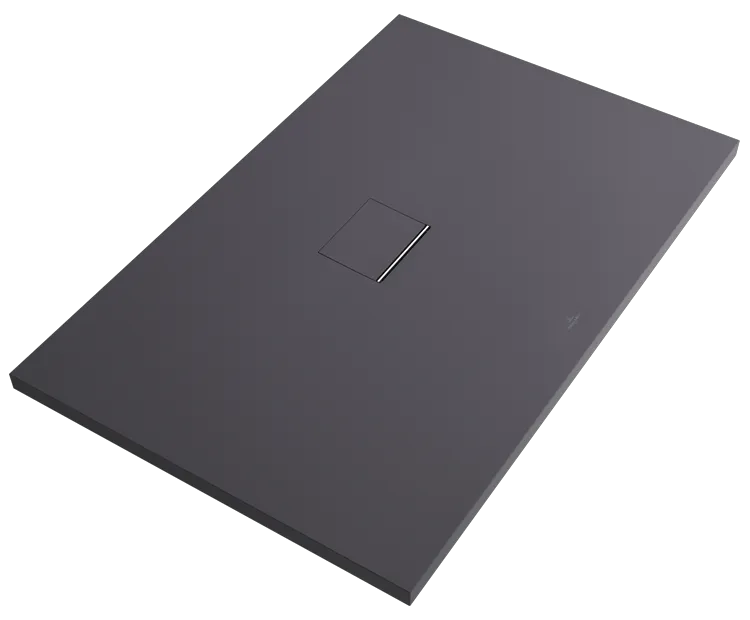 Villeroy & Boch rechteck Duschwanne „Squaro Infinity“ 180 × 100 cm ohne Oberflächenbeschichtung, in Anthracite Villeroy & Boch rechteck Duschwanne „Squaro Infinity“ 180 × 100 cm ohne Oberflächenbeschichtung, in Anthracite