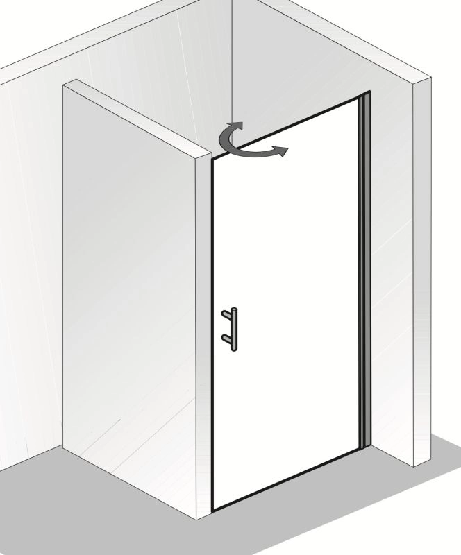 HSK gerahmte Drehtür pendelbar „Favorit Nova“ für Nische Glas Klar hell, Profile Alu Silber-matt, H: 1950 mm HSK gerahmte Drehtür pendelbar „Favorit Nova“ für Nische Glas Klar hell, Profile Alu Silber-matt, H: 1950 mm