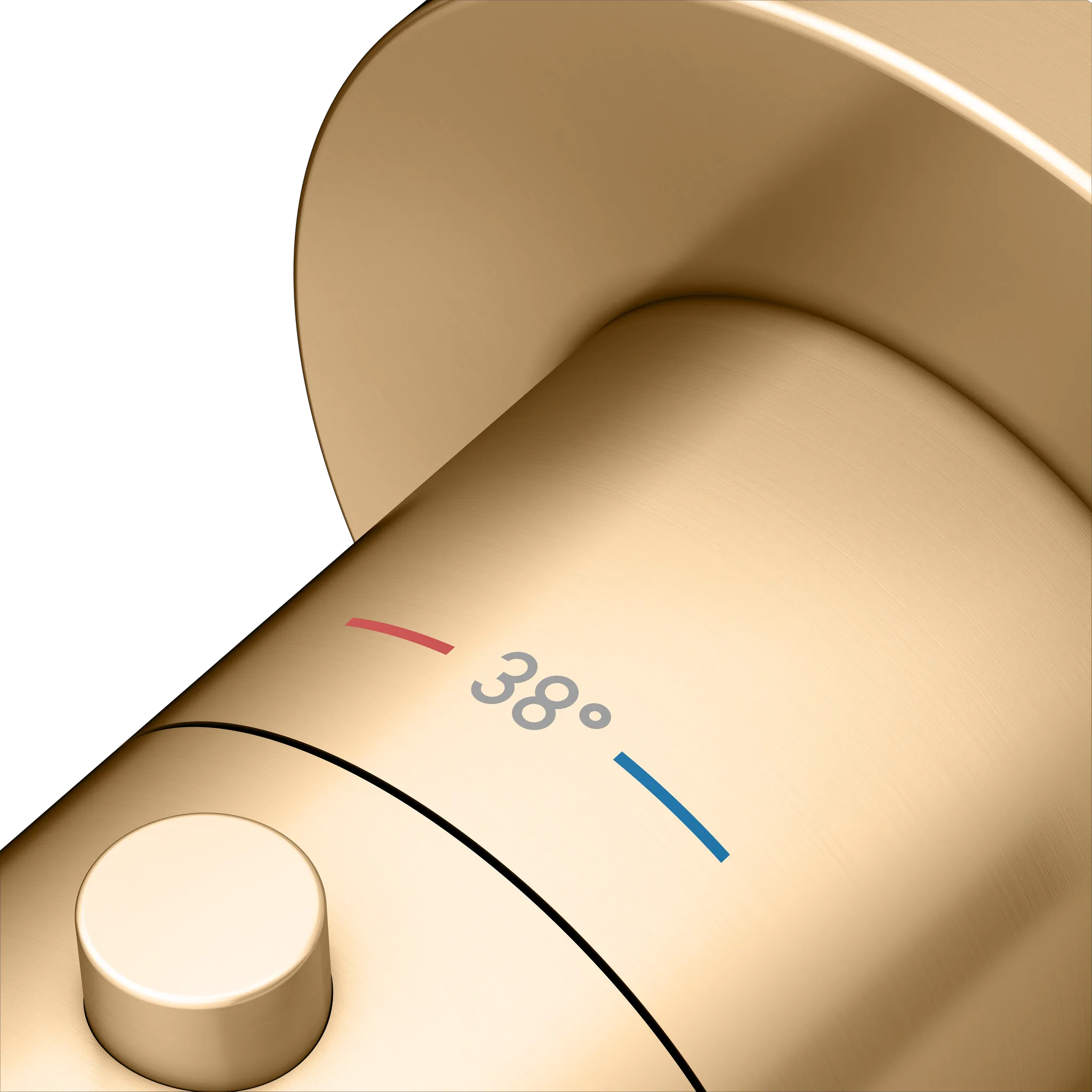 IXMO Thermostatarmatur UP DN15 Messing gebürstett rund IXMO Thermostatarmatur UP DN15 Messing gebürstett rund