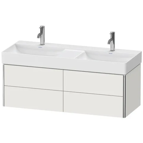 Duravit Waschtischunterschrank wandhängend „XSquare“ 118,4 × 39,7 × 46 cm Nordic Weiß Seidenmatt Duravit Waschtischunterschrank wandhängend „XSquare“ 118,4 × 39,7 × 46 cm Nordic Weiß Seidenmatt