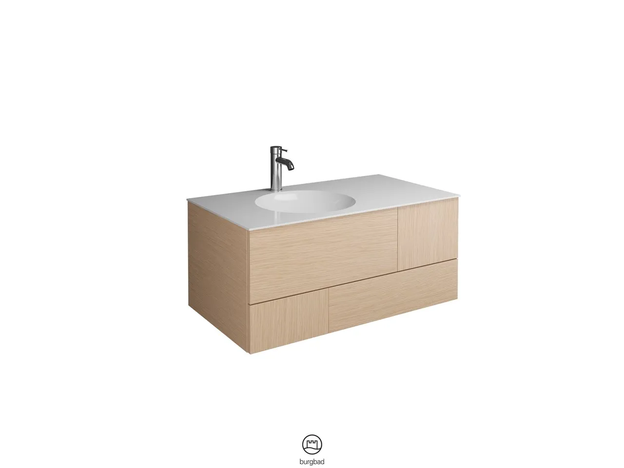 burgbad Badmöbelset „Coco“ in Sandstein Hochglanz burgbad Badmöbelset „Coco“ in Sandstein Hochglanz