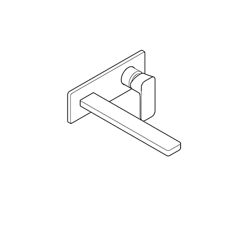 Kludi RENON 2-Loch-Wand-EHM 240 MM Feinbau-Set chrom Kludi RENON 2-Loch-Wand-EHM 240 MM Feinbau-Set chrom