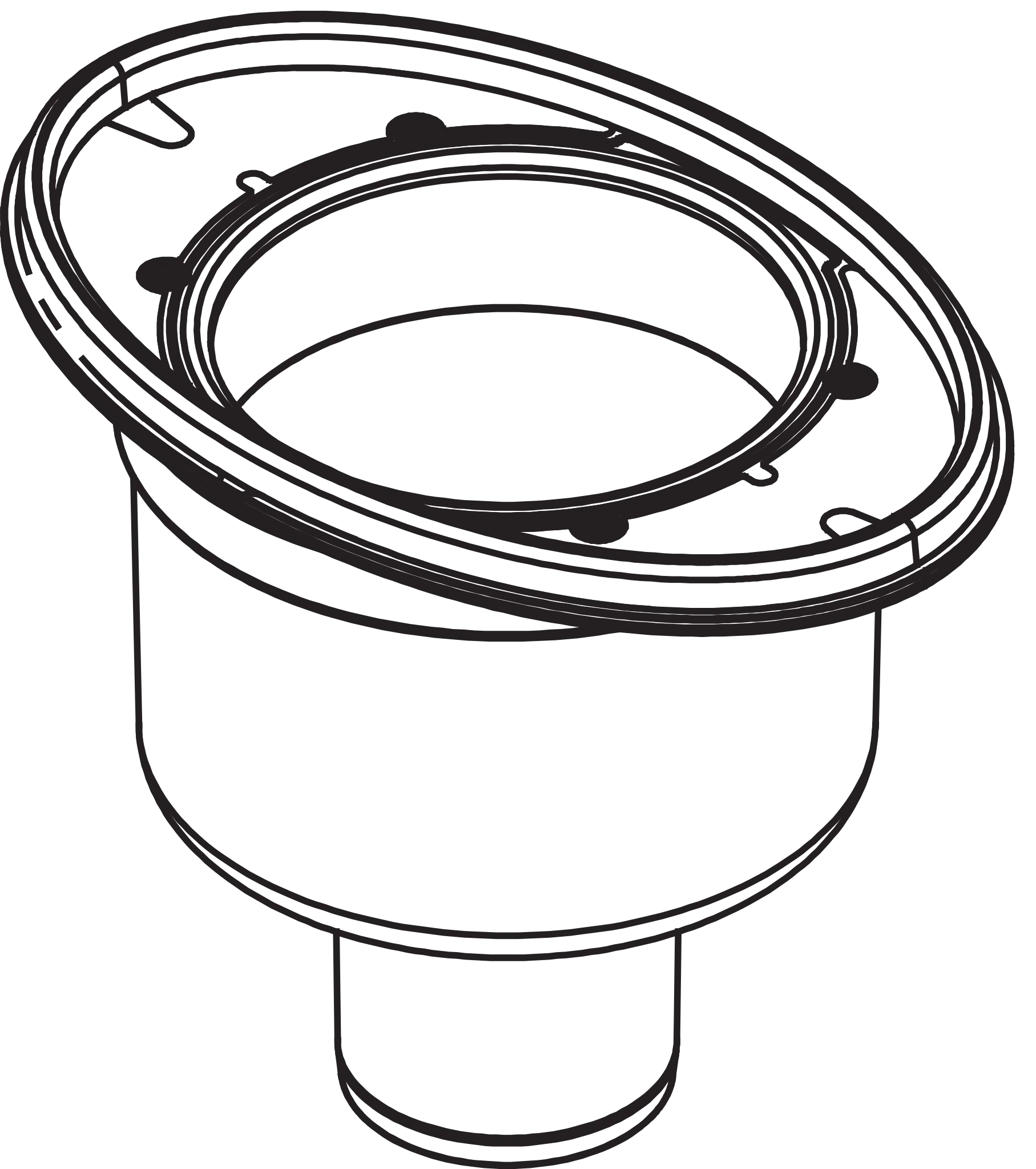 Kermi Ablaufgarnitur für Duschwannen Ablauf senkrecht „Line“ Modell BCA13 235 cm