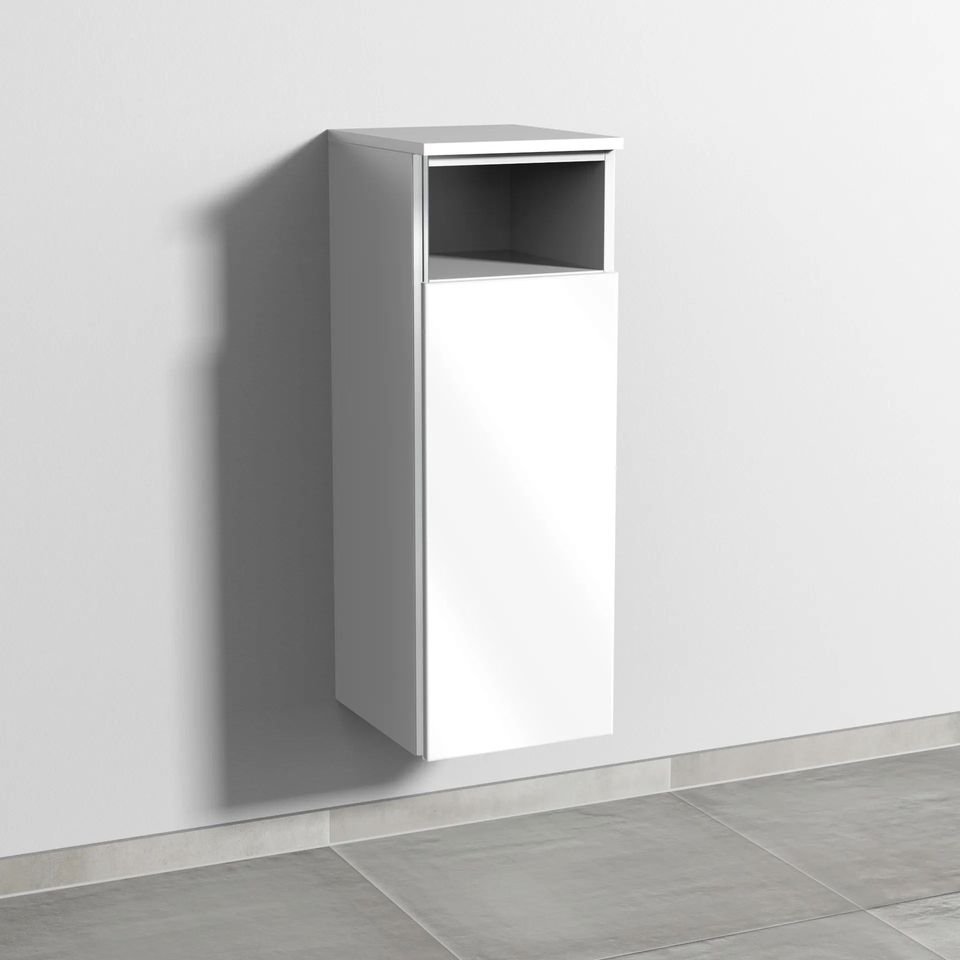Sanipa Mittelschrank „3way“ 300 × 850 × 345 mm Anschlag rechts, in Weiß (glanz), Anschlag rechts
