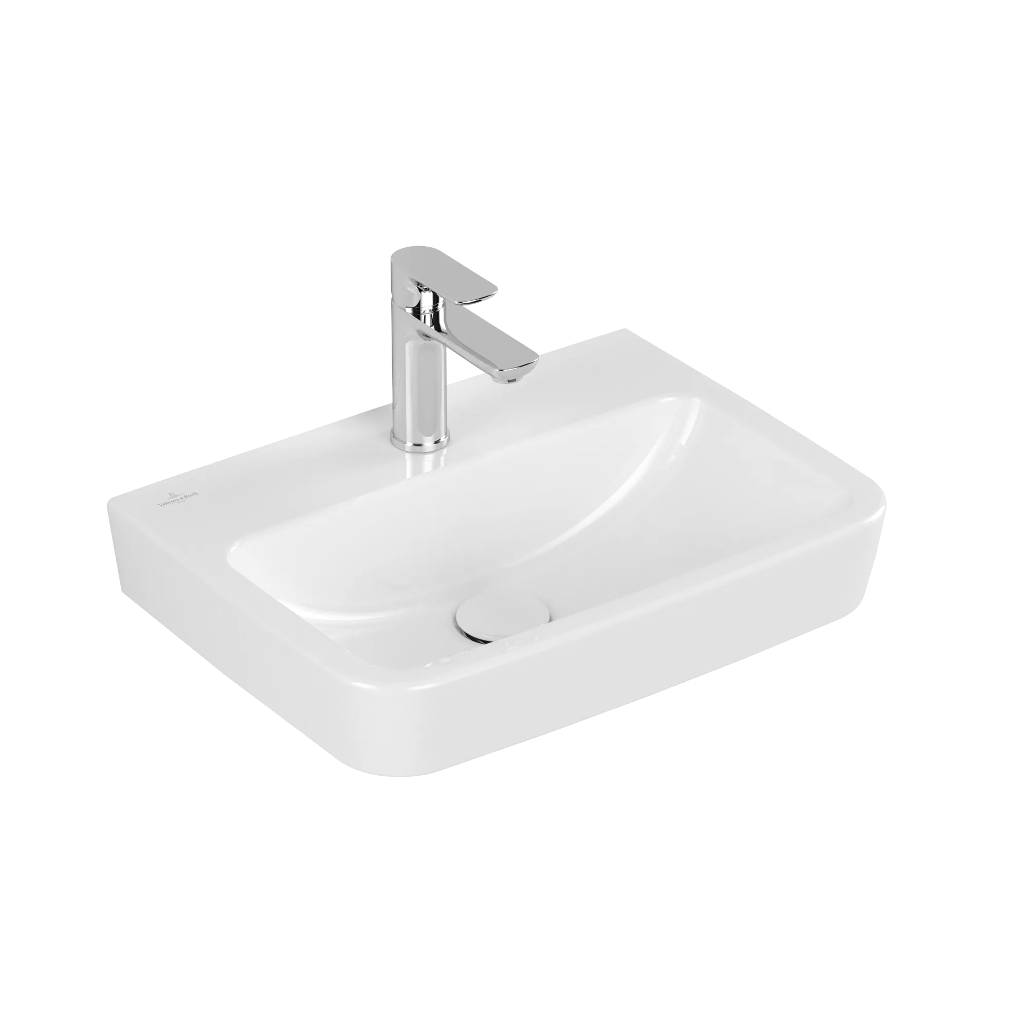 Villeroy & Boch Handwaschbecken „O.novo“ 500 × 370 × 160 mm, für Becken mittig, mit Hahnlochbohrung, Hahnlochposition mittig in Weiß Alpin Becken: mittig / Größe: 50 × 37 cm / Hahnlochbohrung: mit 1×1 Hahnlochbohrung / Hahnlochposition: mittig / Oberflächenveredelung: ohne Oberflächenveredelung / Überlauf: mit Überlauf Villeroy & Boch Handwaschbecken „O.novo“ 500 × 370 × 160 mm, für Becken mittig, mit Hahnlochbohrung, Hahnlochposition mittig in Weiß Alpin Becken: mittig / Größe: 50 × 37 cm / Hahnlochbohrung: mit 1×1 Hahnlochbohrung / Hahnlochposition: mittig / Oberflächenveredelung: ohne Oberflächenveredelung / Überlauf: mit Überlauf