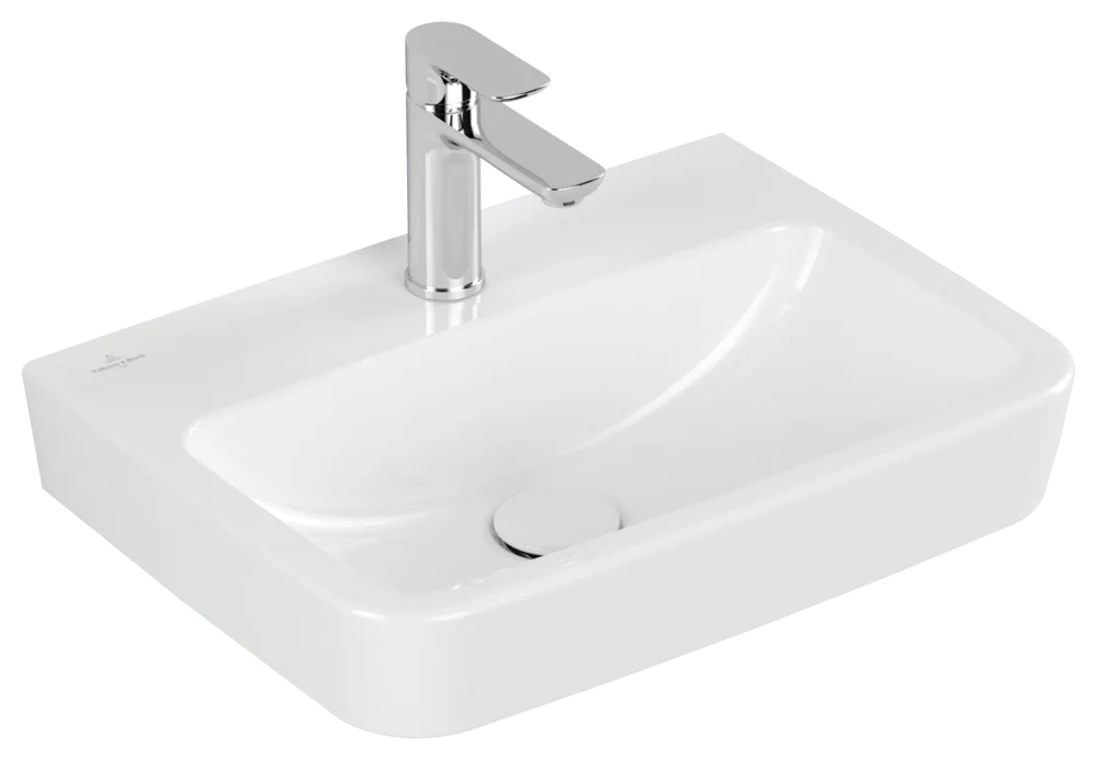 Villeroy & Boch O.novo Handwaschbecken 500x370mm Eckig Weiß Alpin