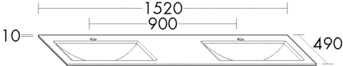 burgbad Mineralguss-Waschtisch Sys30 MWGJ152 Alpinweiss burgbad Mineralguss-Waschtisch Sys30 MWGJ152 Alpinweiss