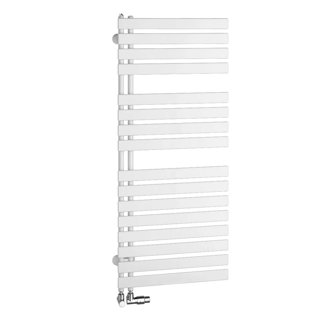 Kermi Design-Heizkörper „Credo® Half® flat“ 45 × 100 cm in Weiß (RAL 9016)