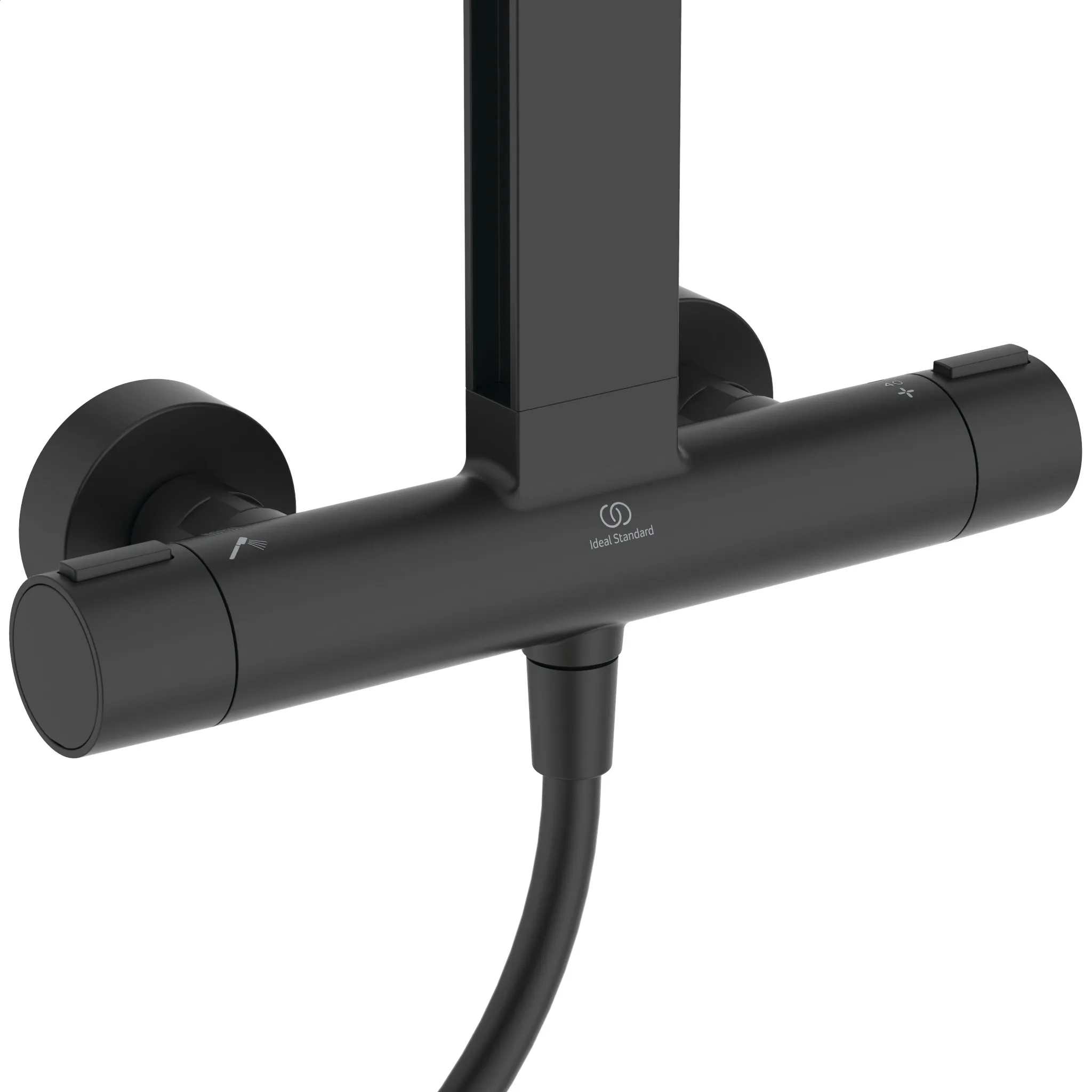 Ideal Standard Duschsystem Ceratherm Alu+ Silk Black Ideal Standard Duschsystem Ceratherm Alu+ Silk Black