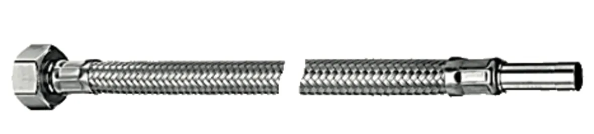 Schlauch Clean-Fix S, flexibel, 500 mm, Überwurfmutter G 1/2 IG mit vormontierter Dichtung, Rohrstutzen Ø 10 mm Schlauch Clean-Fix S, flexibel, 500 mm, Überwurfmutter G 1/2 IG mit vormontierter Dichtung, Rohrstutzen Ø 10 mm
