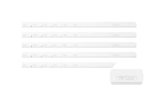 Minimum-Wannenträger Flex für DW 35 mm, 1140x185x75 mm, Expandiertes Polystyrol (EPS) Minimum-Wannenträger Flex für DW 35 mm, 1140x185x75 mm, Expandiertes Polystyrol (EPS)