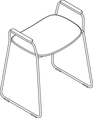 HEWI Hocker 53,6 × 40,8 cm HEWI Hocker 53,6 × 40,8 cm