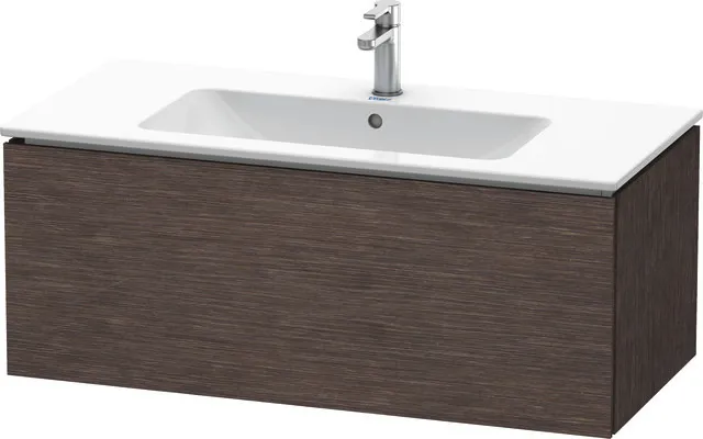 Duravit Waschtischunterschrank wandhängend „L-Cube“ 102 × 40 × 48,1 cm Eiche Dunkel gebürstet Duravit Waschtischunterschrank wandhängend „L-Cube“ 102 × 40 × 48,1 cm Eiche Dunkel gebürstet