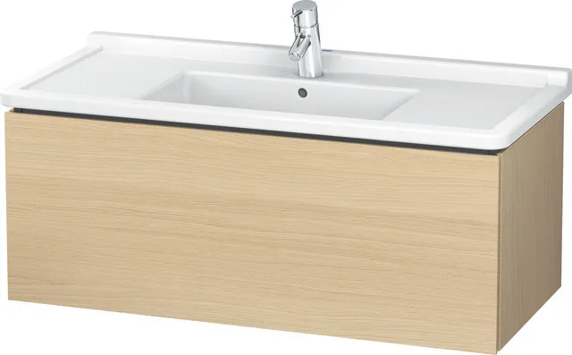 Duravit Waschtischunterschrank wandhängend „L-Cube“ 102 × 40,8 × 46,9 cm Mediterrane Eiche