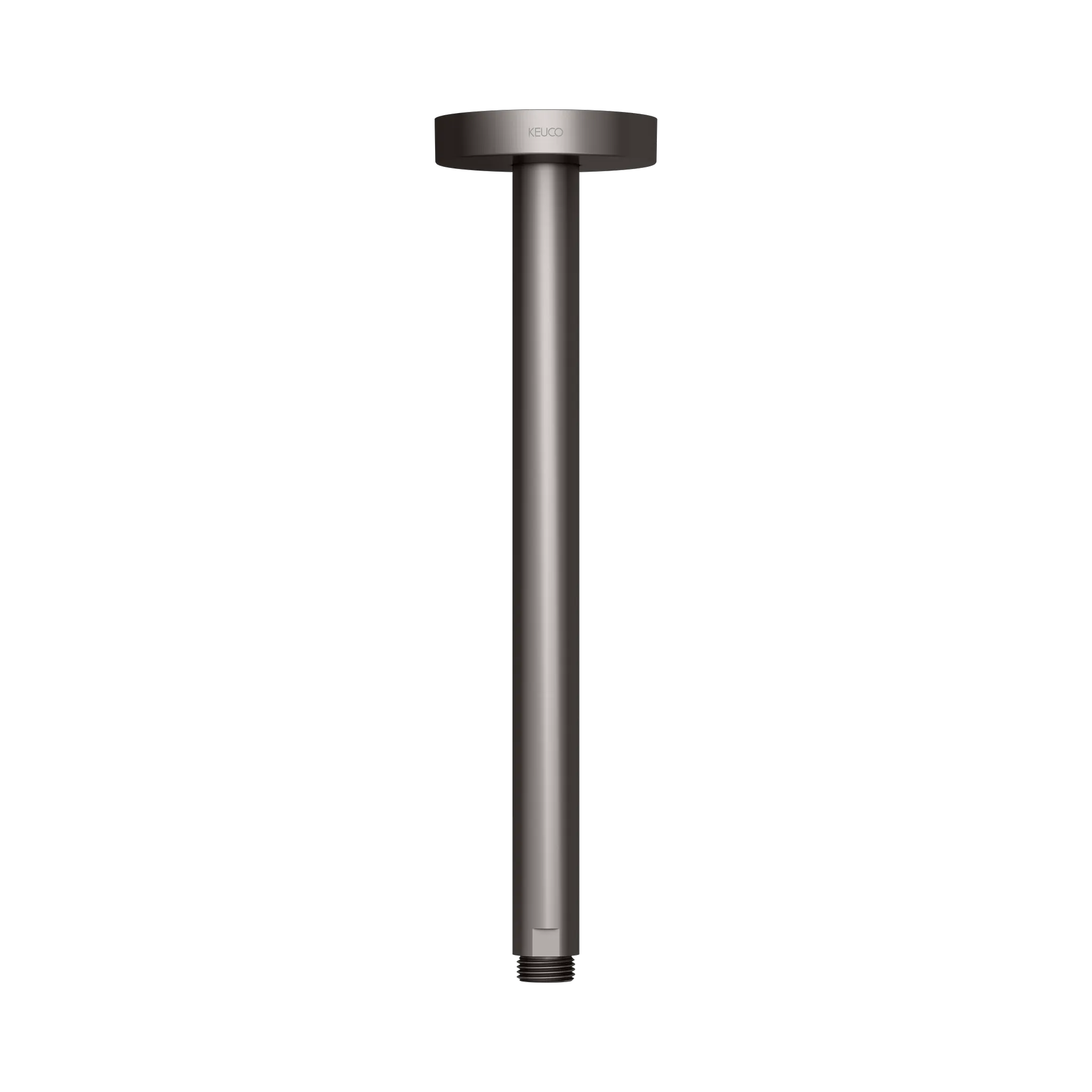 Brausen und Brausezubehör Brausearm Deckenanschluss 300 mm Titanschwarz gebürstet