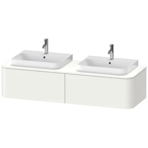 Duravit Waschtischunterschrank wandhängend „Happy D.2 Plus“ 160 × 35,4 × 55 cm