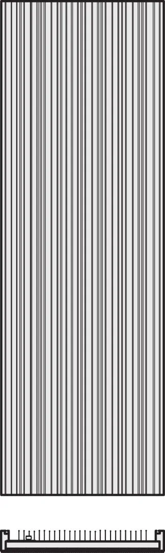 Kermi Design-Heizkörper „Bryce®“ V75 60 × 160 cm in Graphit Metallic Kermi Design-Heizkörper „Bryce®“ V75 60 × 160 cm in Graphit Metallic