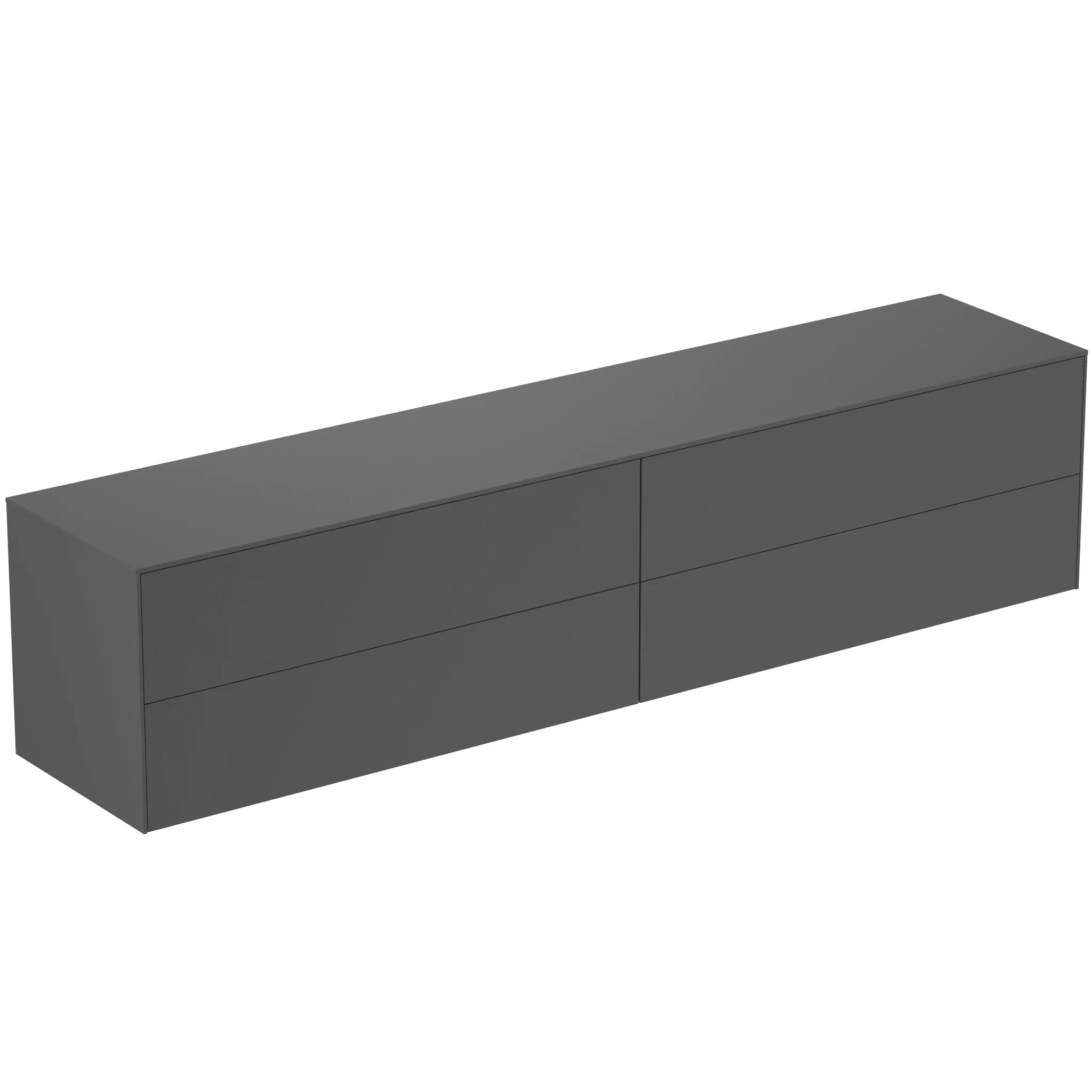Ideal Standard Waschtischunterschrank Conca, 4 Auszüge, Anthrazit Ideal Standard Waschtischunterschrank Conca, 4 Auszüge, Anthrazit