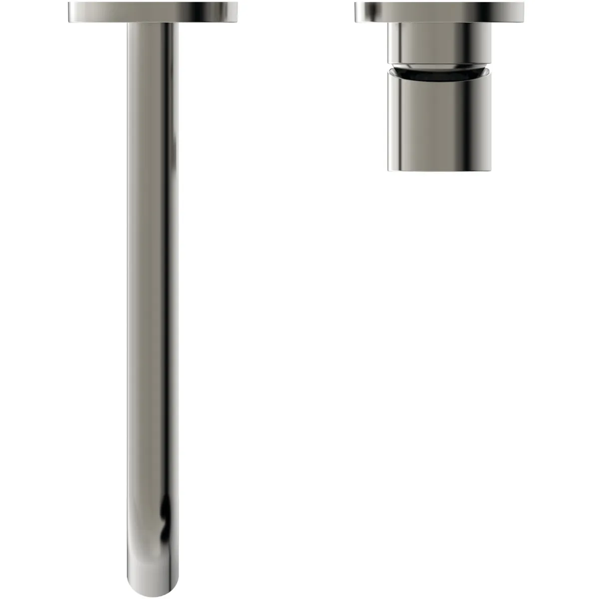 Wand-Waschtischarmatur Joy, Bausatz 2, runde Rosette, Ausladung 220mm, Brushed Gold Wand-Waschtischarmatur Joy, Bausatz 2, runde Rosette, Ausladung 220mm, Brushed Gold