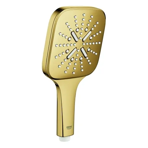 Handbrause Rainshower SmartActive 130 Cube 26582, 3 Strahlarten, Brauseboden chrom, 9,5 l/min Durchflusskonstanthalter