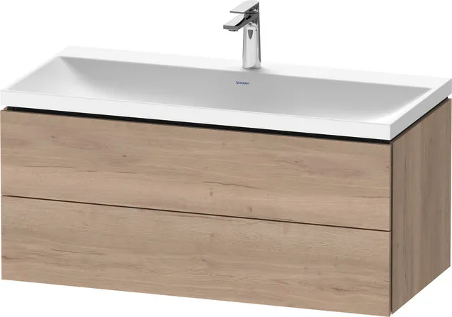 Duravit Möbelset c-shaped Set wandhängend wandhängend „L-Cube“ 100 × 48 × 48 cm Eiche Marmoriert Duravit Möbelset c-shaped Set wandhängend wandhängend „L-Cube“ 100 × 48 × 48 cm Eiche Marmoriert