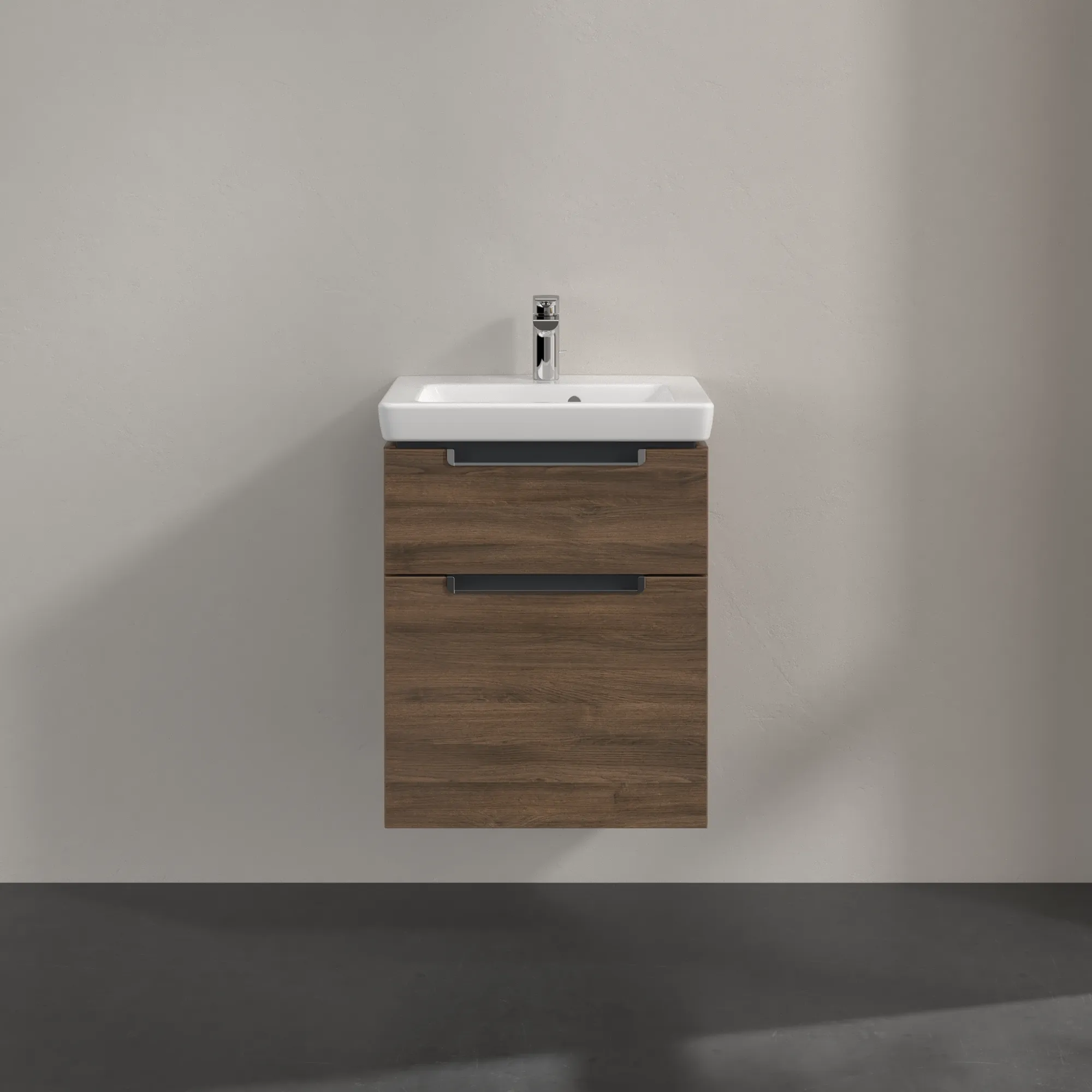 Villeroy & Boch Waschbeckenunterschrank Subway 2.0, Arizona Oak, 485x380 mm, Höhe 590 mm, mit SoftClosing, 1 Waschbecken Villeroy & Boch Waschbeckenunterschrank Subway 2.0, Arizona Oak, 485x380 mm, Höhe 590 mm, mit SoftClosing, 1 Waschbecken