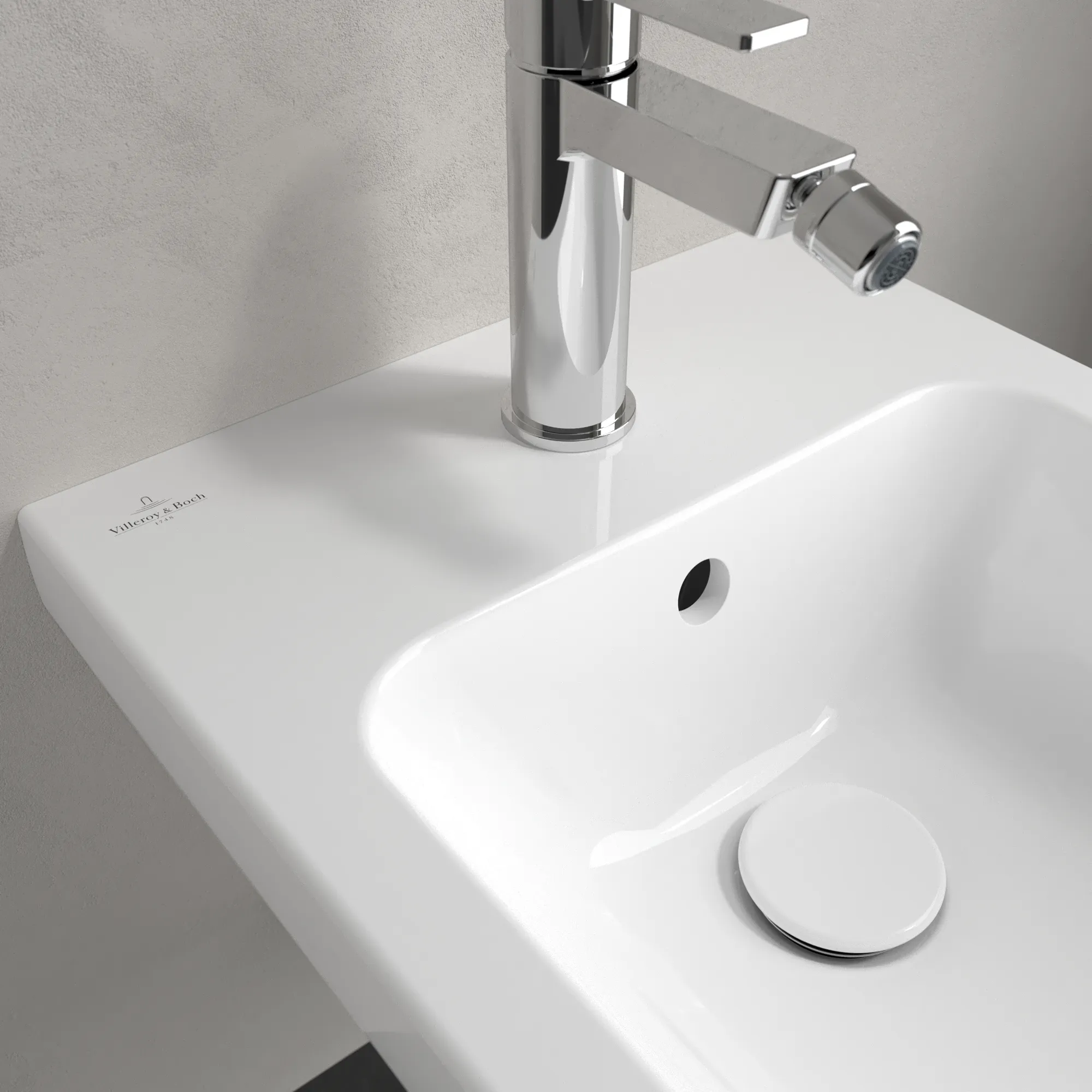 Villeroy & Boch Bidet „Architectura“, Befestigung verdeckt 37 × 53 × 27 cm