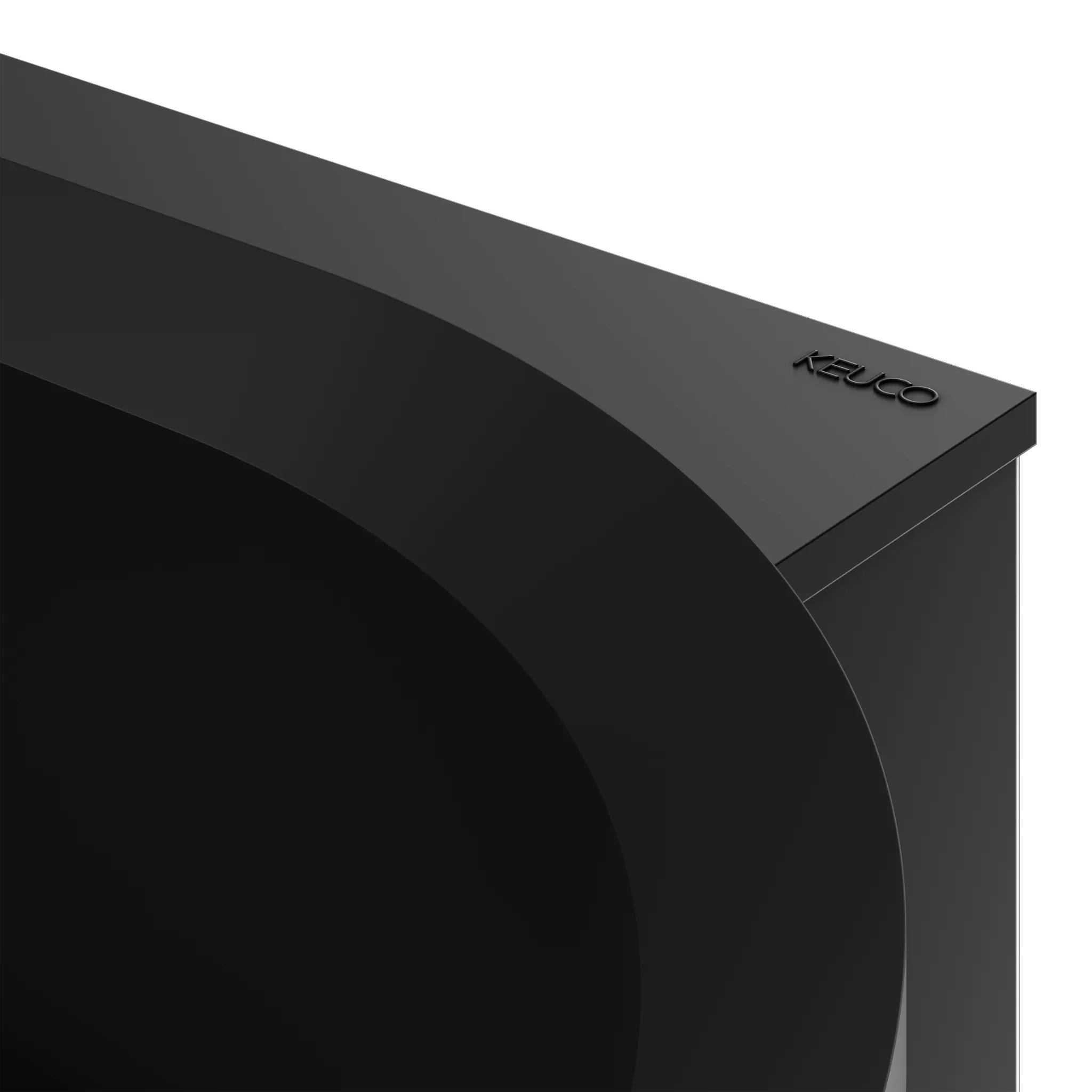 Plan Abfallsammler wandhängend schwarz matt Plan Abfallsammler wandhängend schwarz matt