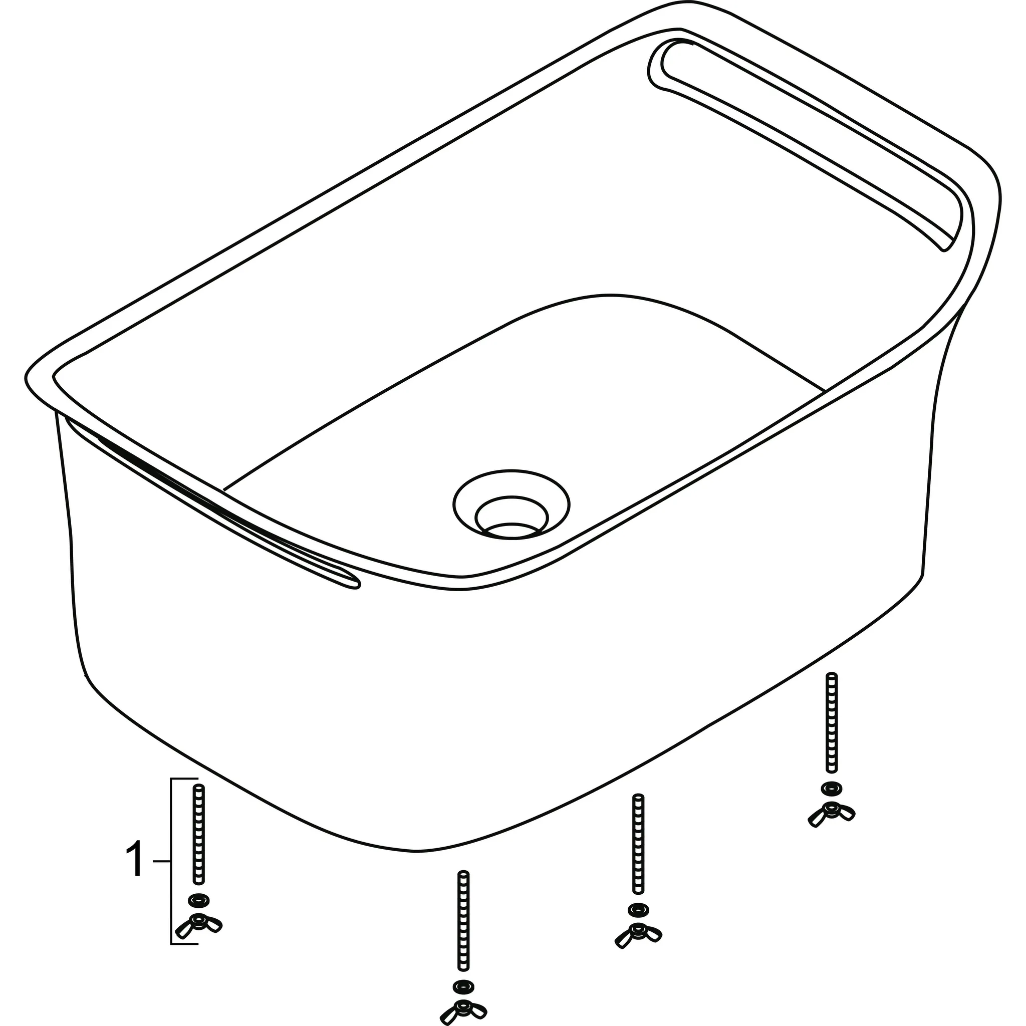 Hansgrohe AXOR Urquiola Aufsatzwaschtisch oval, 625 mm, weiß Hansgrohe AXOR Urquiola Aufsatzwaschtisch oval, 625 mm, weiß