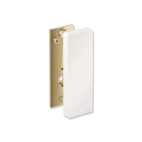 Montageplatte mit Abdeckung des Systems 900, Edelstahl, PVD, zur Aufnahme der mobilen Stützklappgriffe 900.50.4...70, weiß, in Farbe CK (Messing glänzend) Montageplatte mit Abdeckung des Systems 900, Edelstahl, PVD, zur Aufnahme der mobilen Stützklappgriffe 900.50.4...70, weiß, in Farbe CK (Messing glänzend)