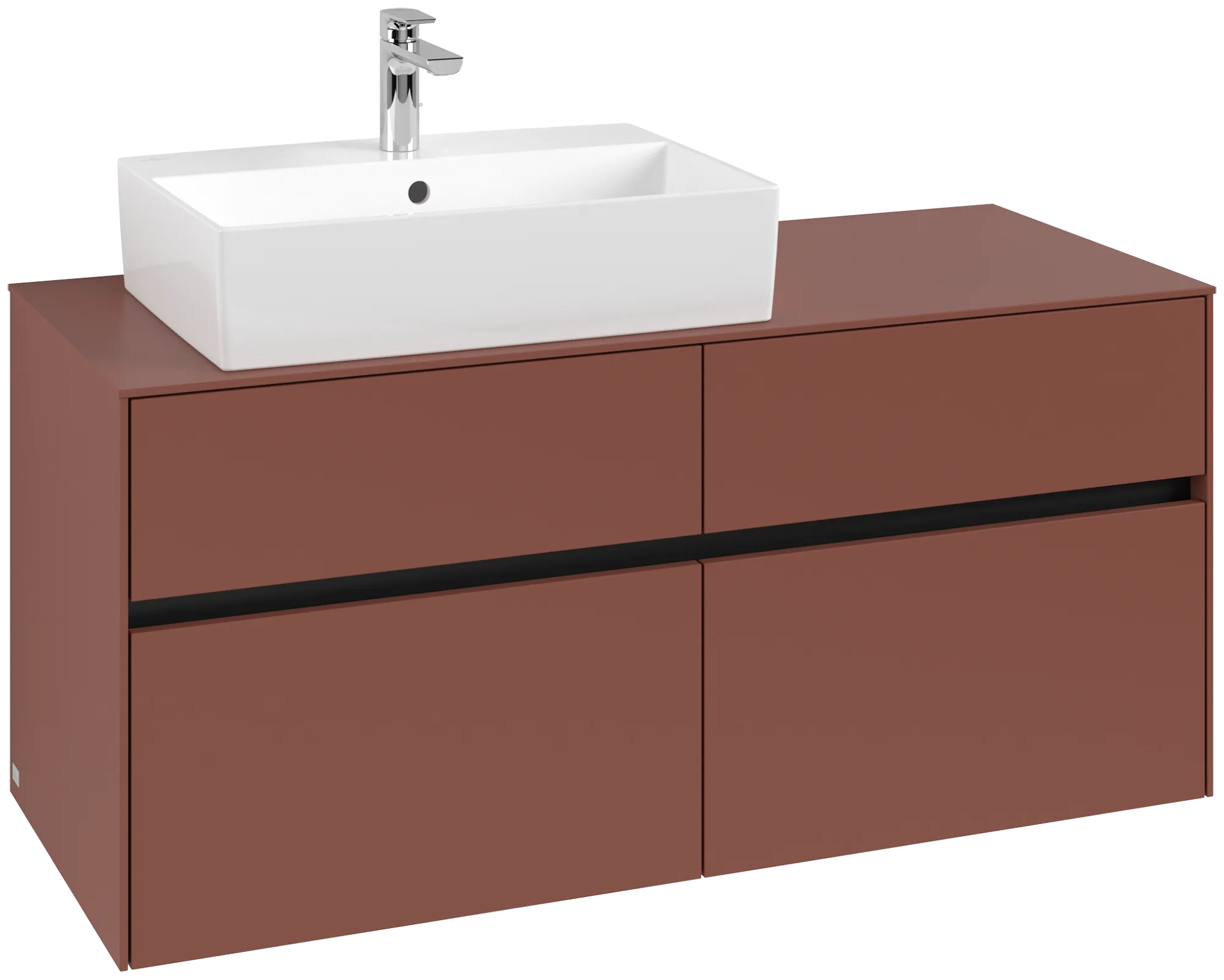 Villeroy & Boch Collaro Waschbeckenunterschrank C12900, 1200x548x500mm, links