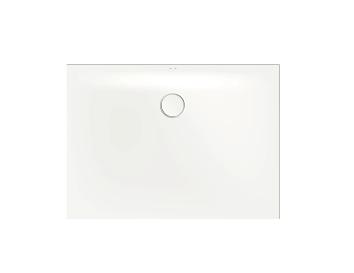 Bette rechteck Duschwanne „BetteFloor Side“ 1100 × 800 mm ohne Oberflächenbeschichtung, ohne Oberflächenveredelung, ohne Wannenträger, in Snow