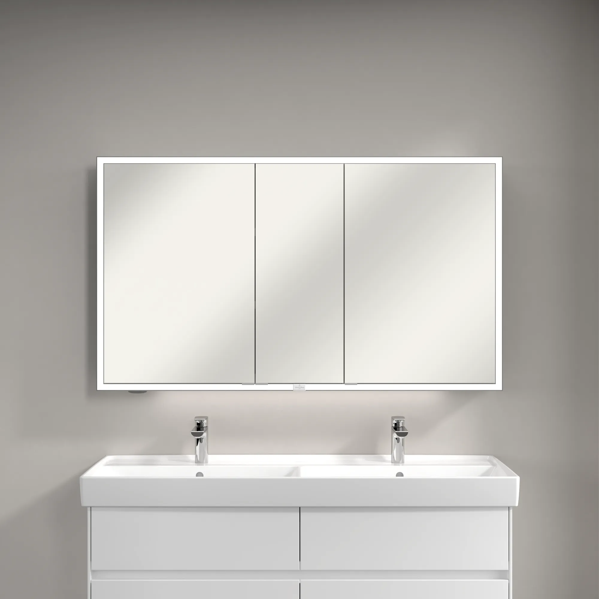 Villeroy & Boch Vorbau-Spiegelschrank „My View Now“ 1300 × 750 × 168 mm in White Matt