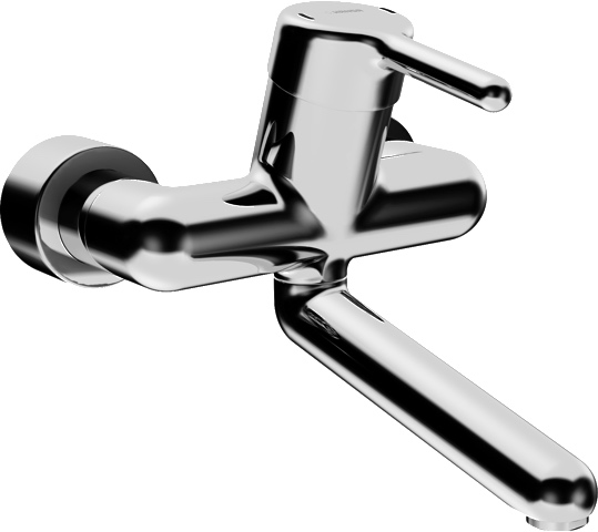 Einhand-Waschtischarmatur „Medipro“ Ausladung 246 mm in Chrom Einhand-Waschtischarmatur „Medipro“ Ausladung 246 mm in Chrom