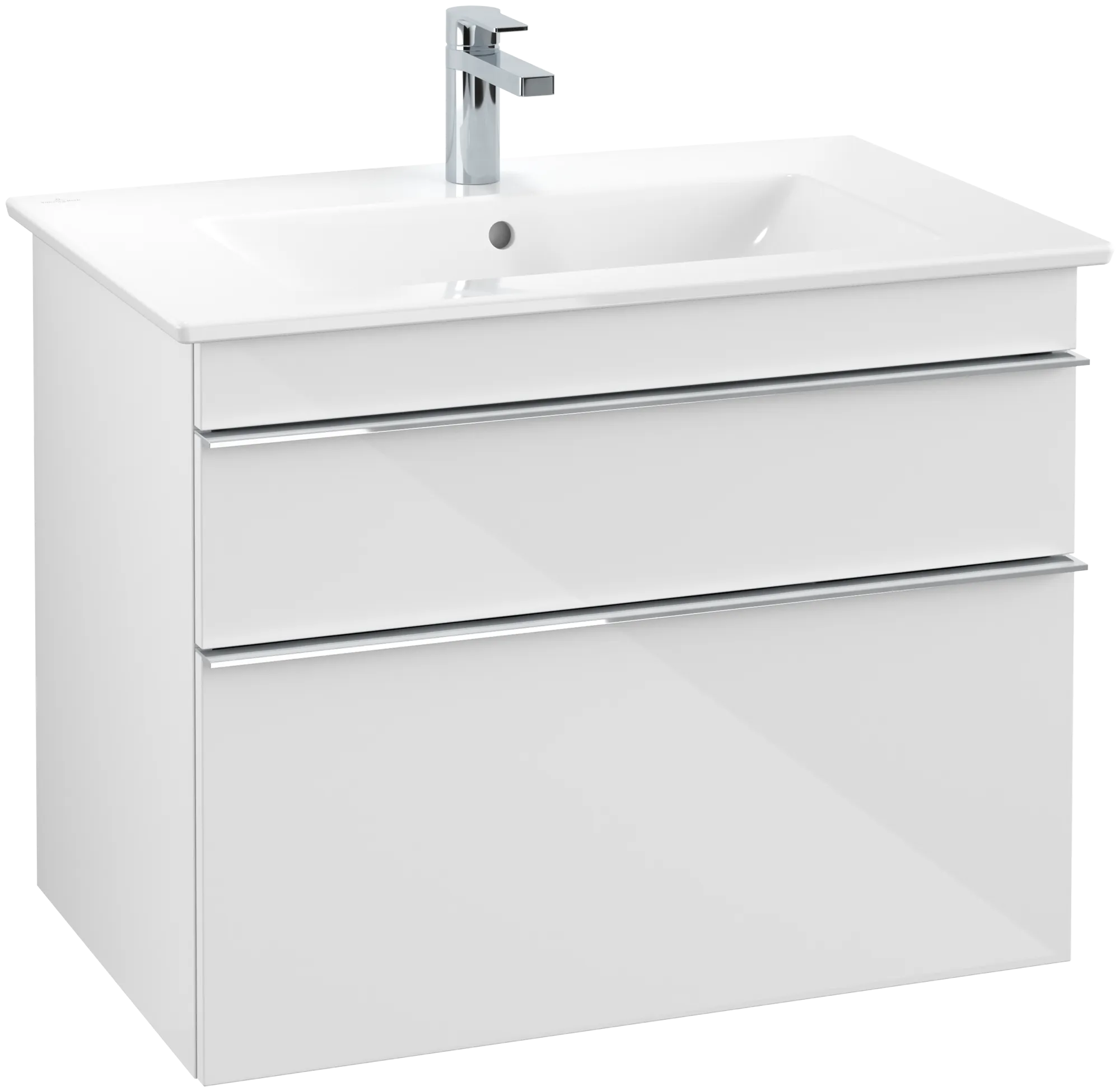 Villeroy & Boch Waschtischunterschrank „Venticello“ für Schrankwaschtisch 753 × 590 × 502 mm Glossy White, für Becken mittig