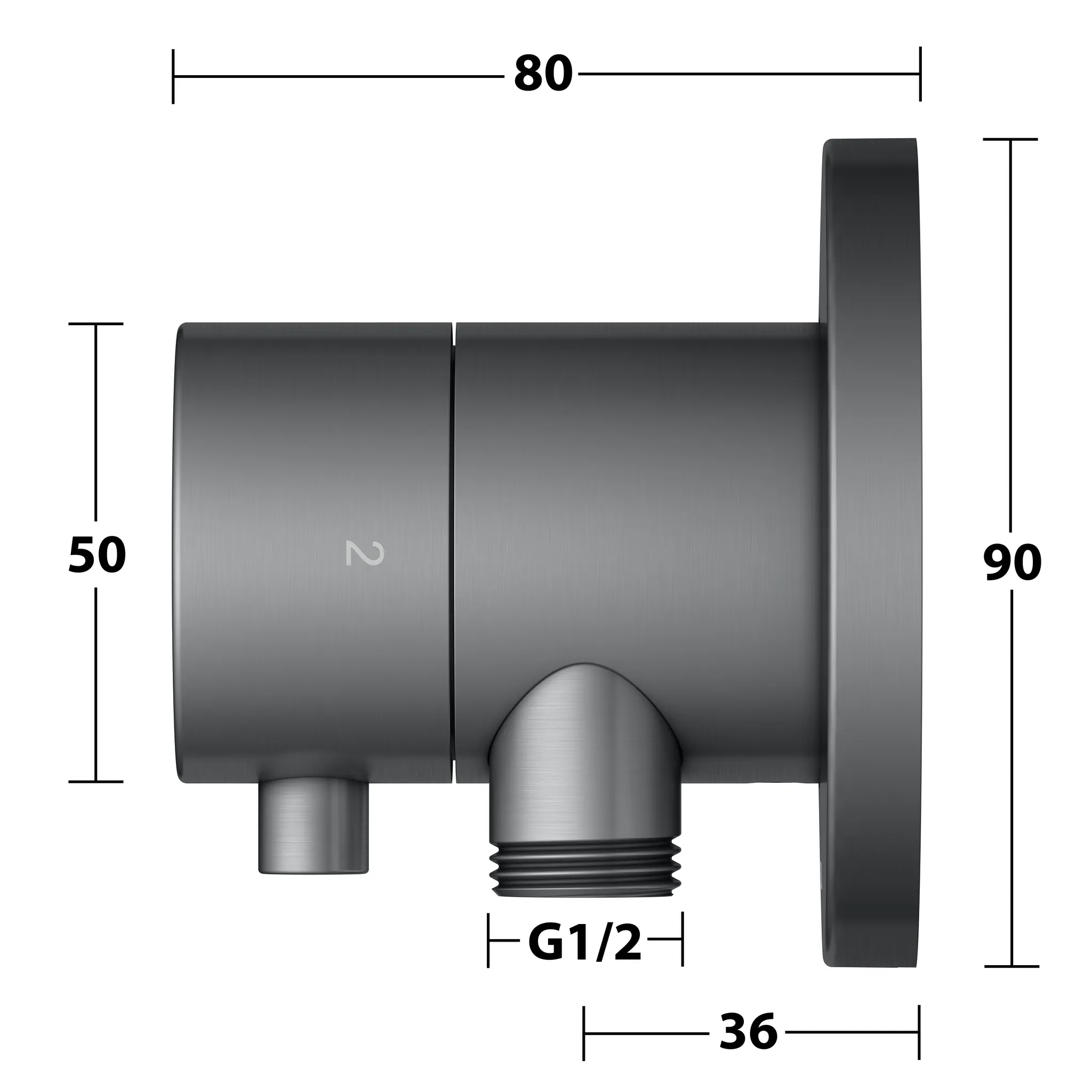 KEUCO IXMO Ab- und Umstellventil Unterputz für 2 Verbraucher mit Schlauchanschluss und Brausehalter Schwarzchrom KEUCO IXMO Ab- und Umstellventil Unterputz für 2 Verbraucher mit Schlauchanschluss und Brausehalter Schwarzchrom