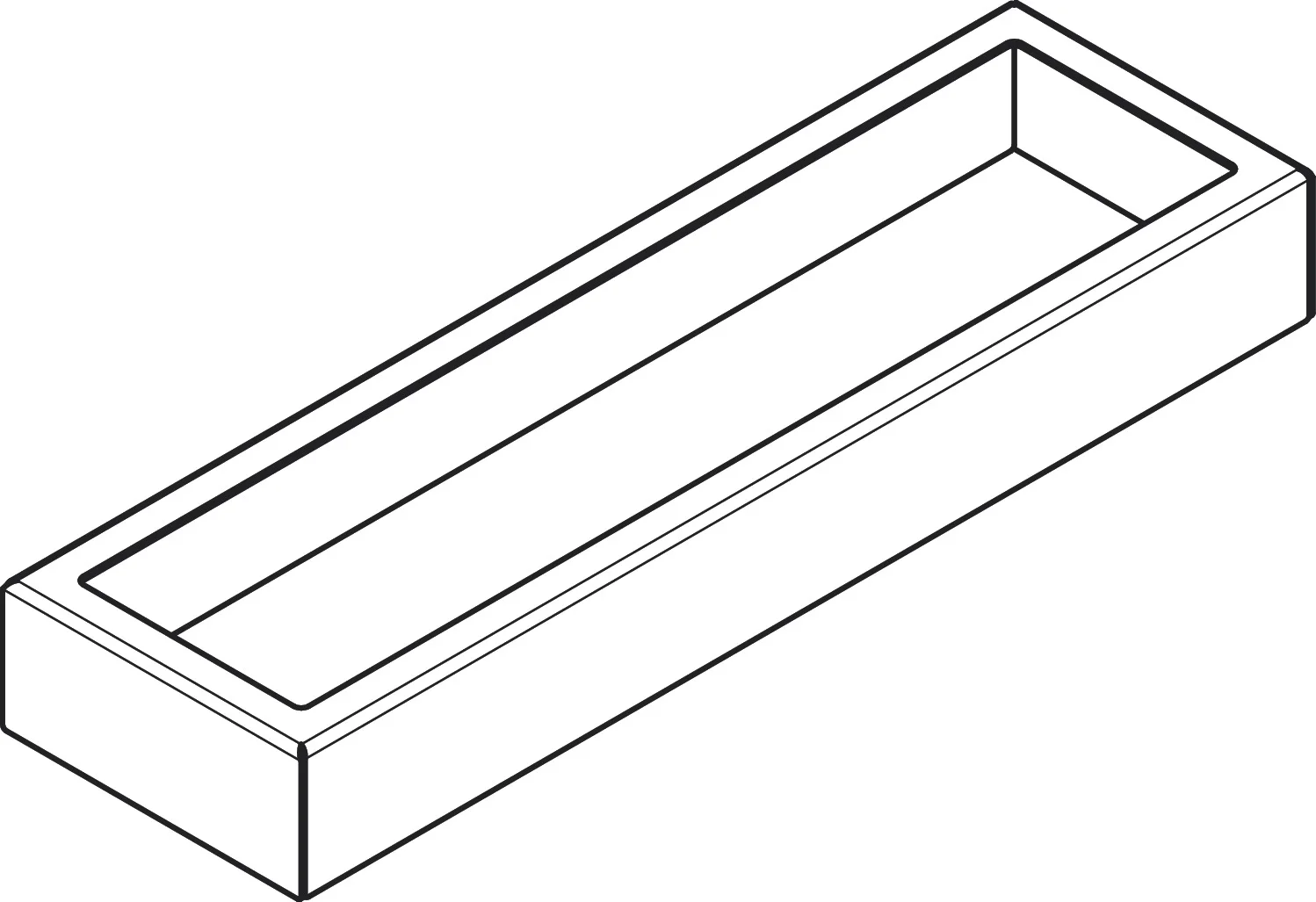 Hansgrohe XtraStoris Abdeckung 15x30x10 für Abfalleimer