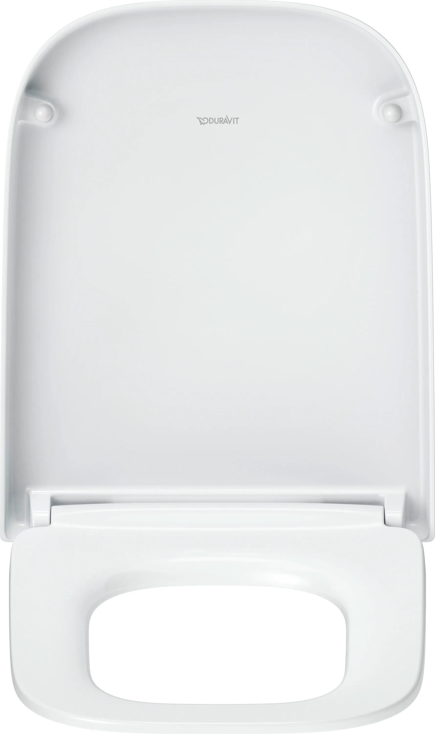 Duravit Univ. WC-Sitz Eckig Tief 448mm Üblap., Edelstahl