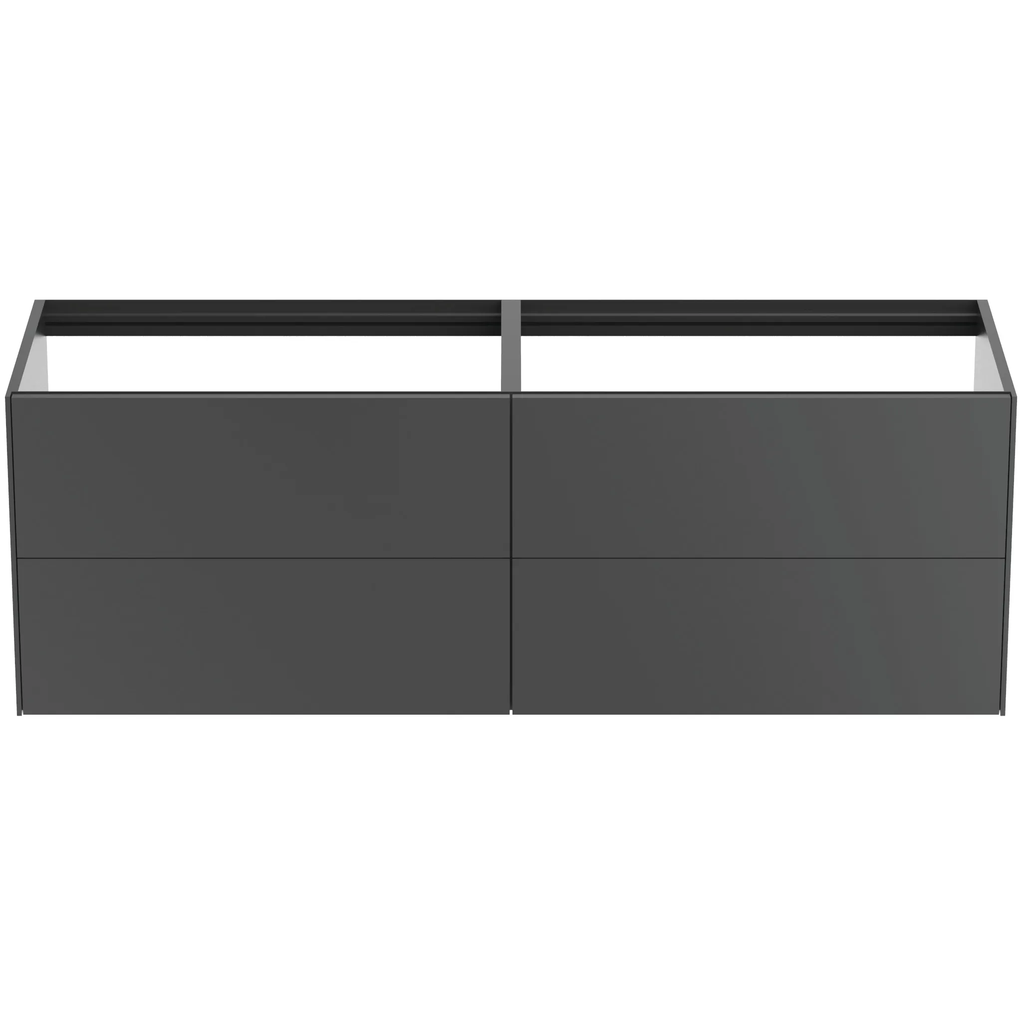 Ideal Standard Waschtischunterschrank Conca, 4 Auszüge, anthrazit