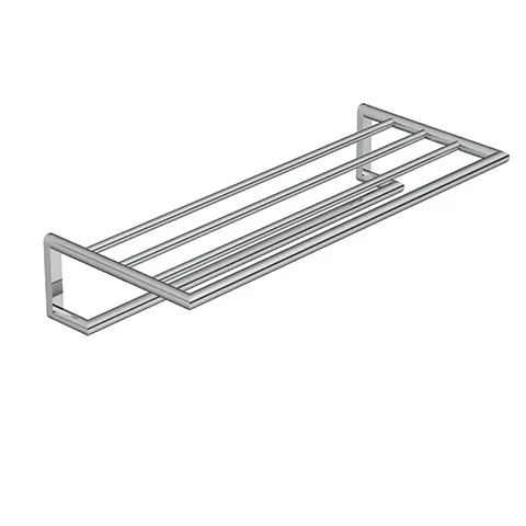 Kludi VELA R Handtuchablage mit Badetuchhalter chrom Kludi VELA R Handtuchablage mit Badetuchhalter chrom