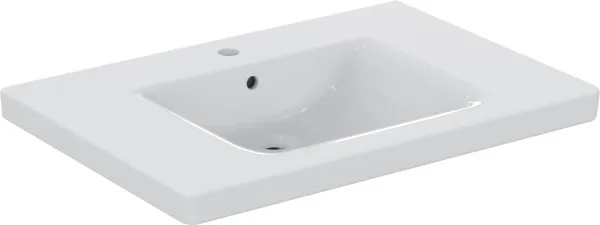 Waschbecken „ConnectFreedom“ 80 × 55,5 × 16,5 cm, Hahnlochposition mittig