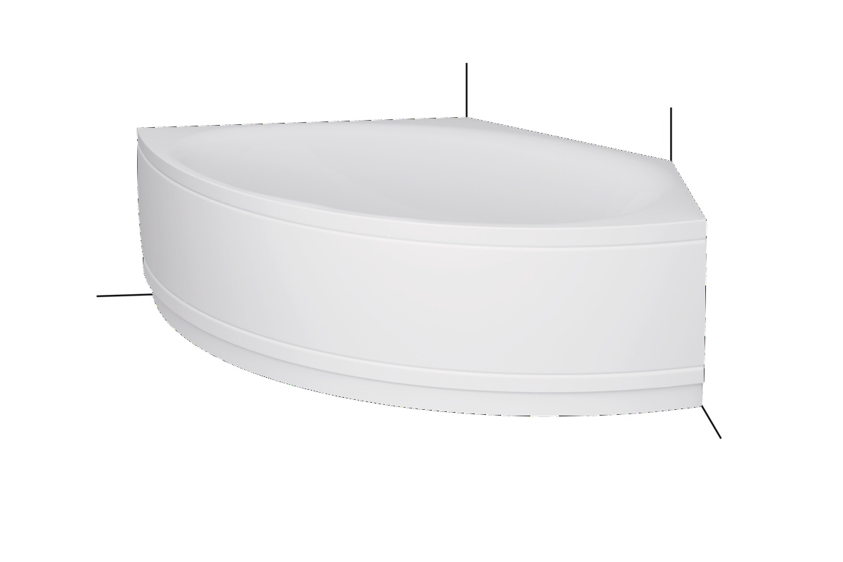 Bette abnehmbarer Untertritt für Modell 6059 „Pool III“ in Weiß