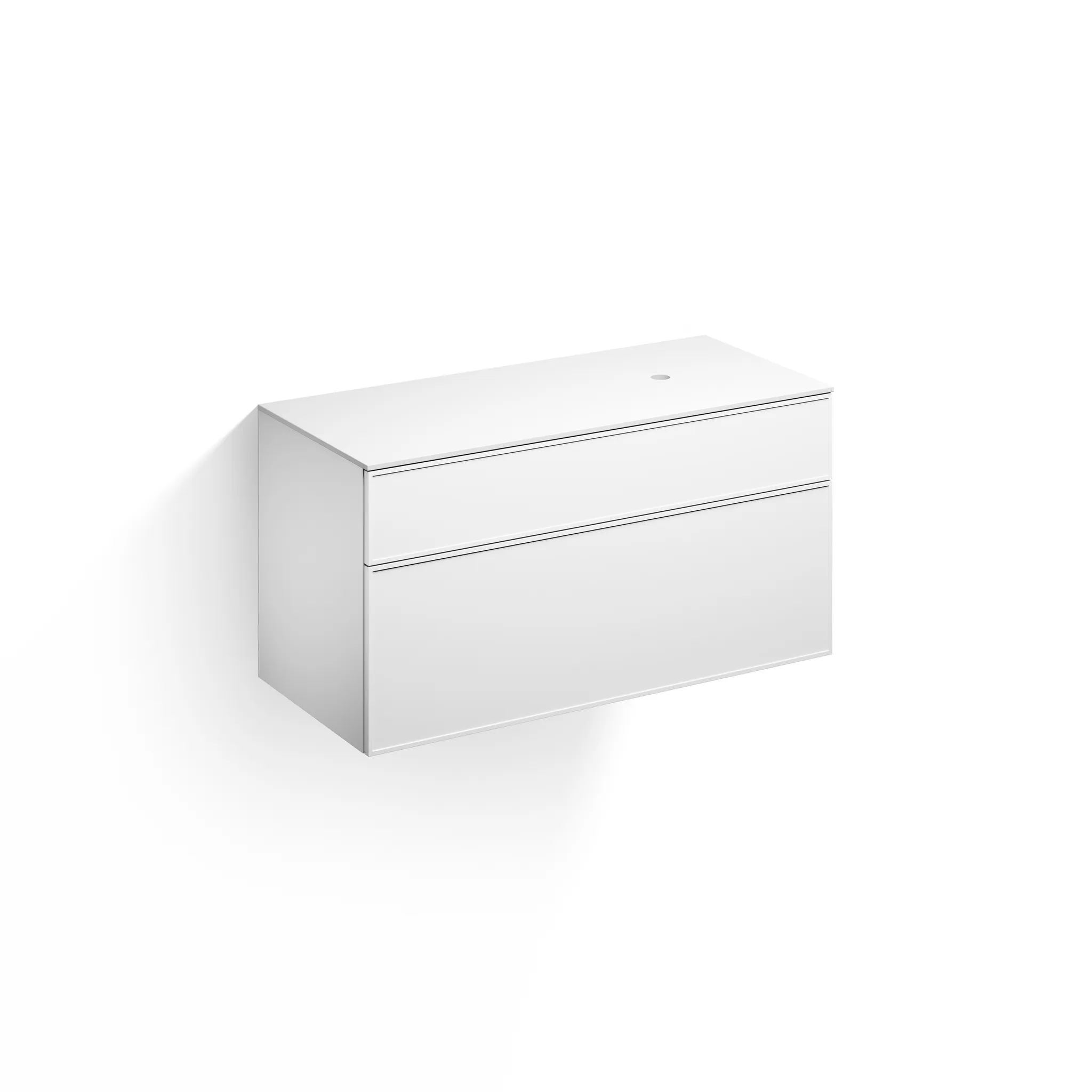 Alape Möbelmodul Arkta 1200x600 Weiß/Weiß