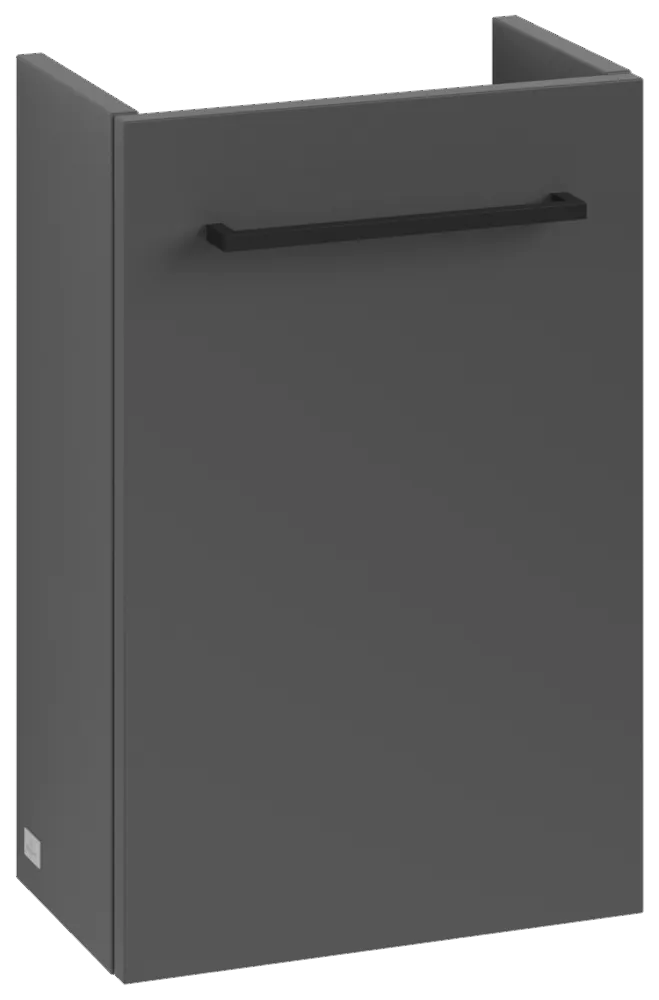 Villeroy & Boch Waschtischunterschrank mit Tür „Avento“ für Schrankwaschtisch 340 × 514 × 202 mm Graphite, Anschlag rechts, Soft Closing, 1 Tür Villeroy & Boch Waschtischunterschrank mit Tür „Avento“ für Schrankwaschtisch 340 × 514 × 202 mm Graphite, Anschlag rechts, Soft Closing, 1 Tür
