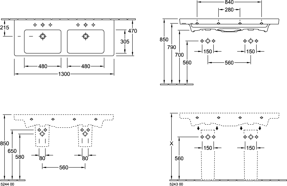 Villeroy & Boch Subway 2.0 Ablaufhaube Pergamon CeramicPlus 315x200x290mm Villeroy & Boch Subway 2.0 Ablaufhaube Pergamon CeramicPlus 315x200x290mm